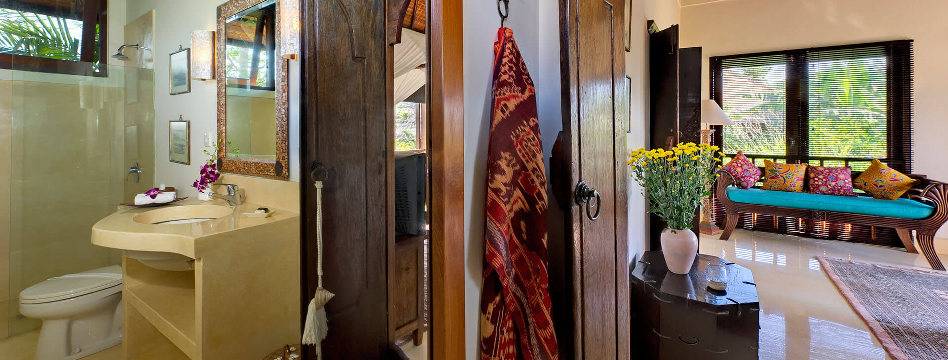 Villa Kakatua - Upstairs bathroom