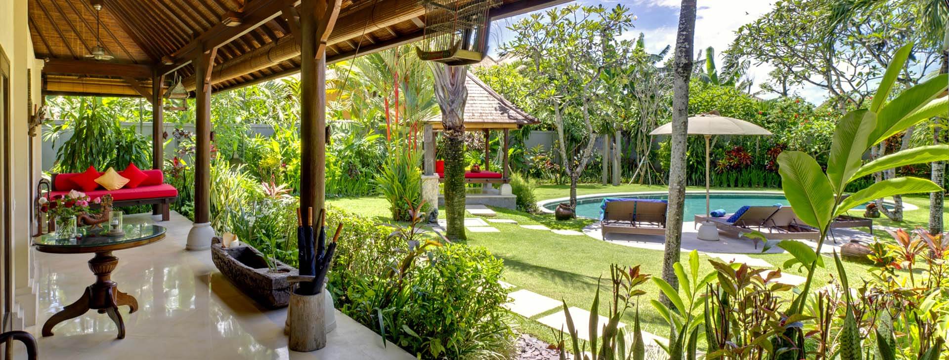 Villa Kakatua - Veranda for bedrooms 3 & 4